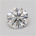 Lab Grown Diamond 0.77 Carats, Round with Ideal Cut, D Color, VS1 Clarity and Certified by IGI