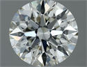 Natural Diamond 0.63 Carats, Round with Excellent Cut, J Color, VVS2 Clarity and Certified by IGI
