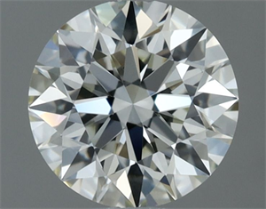 Picture of Natural Diamond 0.63 Carats, Round with Excellent Cut, J Color, VVS2 Clarity and Certified by IGI