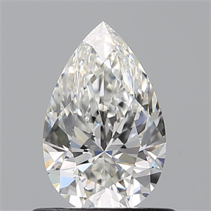 Picture of Natural Diamond 0.71 Carats, Pear with  Cut, G Color, VVS2 Clarity and Certified by GIA