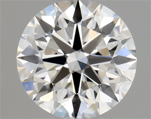 Picture of Natural Diamond 0.47 Carats, Round with Excellent Cut, H Color, VS1 Clarity and Certified by GIA