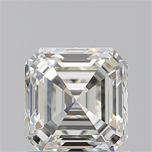 Picture of Natural Diamond 1.01 Carats, Asscher with  Cut, H Color, VVS1 Clarity and Certified by IGI
