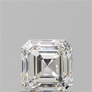 Foto Diamante Natural 0.90 quilates, Asscher , Color J, claridad VVS1 y certificado GIA de