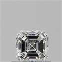 Diamante Natural 0.53 quilates, Asscher , Color G, claridad VVS2 y certificado GIA