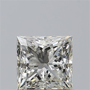 Picture of Natural Diamond 0.60 Carats, Princess with  Cut, K Color, VVS1 Clarity and Certified by GIA