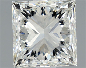 Foto Diamante Natural 1.01 quilates, Princesa , Color I, claridad VVS2 y certificado GIA de