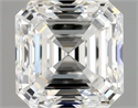 Natural Diamond 2.01 Carats, Asscher with  Cut, H Color, VS1 Clarity and Certified by GIA
