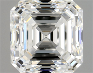Picture of Natural Diamond 2.01 Carats, Asscher with  Cut, H Color, VS1 Clarity and Certified by GIA