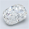 Natural Diamond 3.50 Carats, Cushion with  Cut, G Color, VS2 Clarity and Certified by GIA