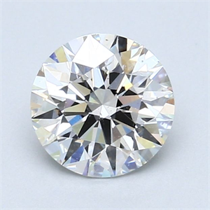 Foto Diamante Natural 1.40 quilates, Redondo , Color F, claridad SI1 y certificado GIA de