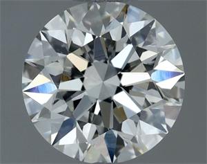 Picture of Natural Diamond 0.70 Carats, Round with Excellent Cut, F Color, VS2 Clarity and Certified by IGI