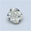 Natural Diamond 0.71 Carats, Cushion with  Cut, M Color, I1 Clarity and Certified by GIA