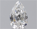 Natural Diamond 1.01 Carats, Pear with  Cut, D Color, VVS2 Clarity and Certified by GIA