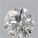 Diamante Natural 1.90 quilates, Redondo , Color J, claridad VS2 y certificado GIA