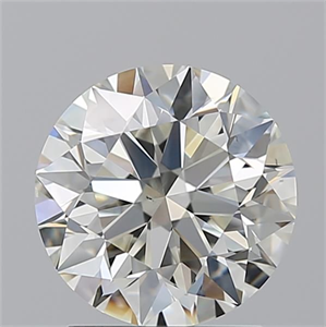 Foto Diamante Natural 1.90 quilates, Redondo , Color J, claridad VS2 y certificado GIA de