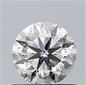 Natural Diamond 0.75 Carats, Round with Very Good Cut, I Color, SI2 Clarity and Certified by GIA