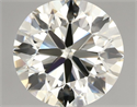 Natural Diamond 1.50 Carats, Round with Excellent Cut, L Color, VVS2 Clarity and Certified by IGI