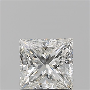 Picture of Natural Diamond 0.91 Carats, Princess with  Cut, H Color, VVS1 Clarity and Certified by GIA