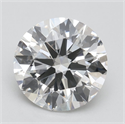 Lab Grown Diamond 2.52 Carats, Round with Ideal Cut, F Color, VS1 Clarity and Certified by IGI