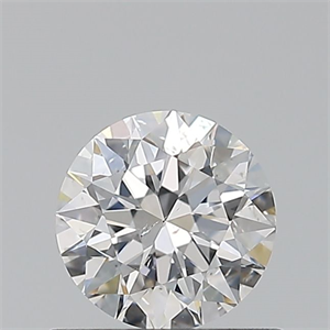 Foto Diamante Natural 0.50 quilates, Redondo , Color E, claridad SI2 y certificado GIA de