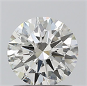 Natural Diamond 1.00 Carats, Round with Excellent Cut, H Color, SI1 Clarity and Certified by IGI