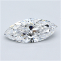 Natural Diamond 2.13 Carats, Marquise with  Cut, D Color, SI2 Clarity and Certified by GIA