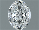 Diamante Natural 1.00 quilates, Ovalado , Color F, claridad SI1 y certificado GIA