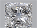 Natural Diamond 0.40 Carats, Princess with  Cut, E Color, VS1 Clarity and Certified by GIA