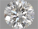 Natural Diamond 0.70 Carats, Round with Very Good Cut, I Color, VS2 Clarity and Certified by GIA