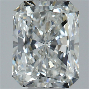 Picture of Natural Diamond 0.72 Carats, Radiant with  Cut, F Color, VS1 Clarity and Certified by GIA