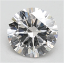 Lab Grown Diamond 2.60 Carats, Round with Excellent Cut, F Color, VS1 Clarity and Certified by IGI