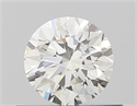 Diamante Natural 0.44 quilates, Redondo , Color H, claridad VVS2 y certificado GIA