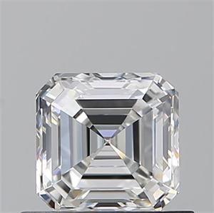 Picture of Natural Diamond 0.70 Carats, Asscher with  Cut, F Color, VVS1 Clarity and Certified by GIA