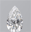 Natural Diamond 0.52 Carats, Pear with  Cut, E Color, VS1 Clarity and Certified by GIA