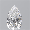 Natural Diamond 0.52 Carats, Pear with  Cut, E Color, VS1 Clarity and Certified by GIA