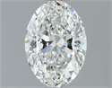 Natural Diamond 1.32 Carats, Oval with  Cut, H Color, SI1 Clarity and Certified by GIA