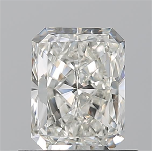 Picture of Natural Diamond 0.70 Carats, Radiant with  Cut, I Color, VVS1 Clarity and Certified by GIA