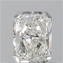 Natural Diamond 0.70 Carats, Radiant with  Cut, I Color, VVS1 Clarity and Certified by GIA