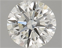 Diamante Natural 0.57 quilates, Redondo , Color K, claridad VVS2 y certificado GIA
