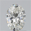 Diamante Natural 0.81 quilates, Ovalado , Color H, claridad VVS2 y certificado GIA