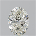 Natural Diamond 1.71 Carats, Oval with  Cut, J Color, VS1 Clarity and Certified by GIA