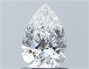 Natural Diamond 0.70 Carats, Pear with  Cut, E Color, VS2 Clarity and Certified by GIA