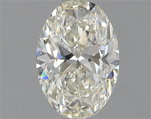 Foto Diamante Natural 0.52 quilates, Ovalado , Color I, claridad SI1 y certificado GIA de