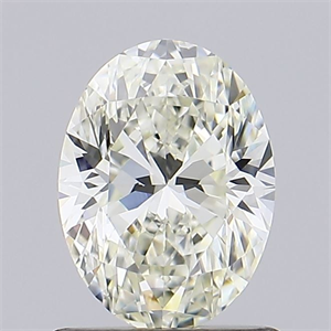 Picture of Natural Diamond 1.00 Carats, Oval with  Cut, L Color, VVS2 Clarity and Certified by GIA