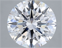 Del inventario de diamantes de laboratorio, 5.03 quilates, Redondo , Color D, claridad VS1 y certificado GIA