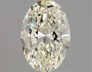 Picture of Natural Diamond 1.20 Carats, Oval with  Cut, K Color, SI1 Clarity and Certified by GIA