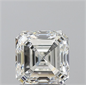 Natural Diamond 1.70 Carats, Asscher with  Cut, H Color, VS1 Clarity and Certified by GIA