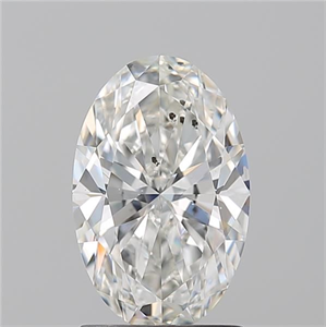 Picture of Natural Diamond 1.70 Carats, Oval with  Cut, F Color, SI2 Clarity and Certified by GIA