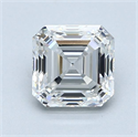 Natural Diamond 1.70 Carats, Asscher with  Cut, F Color, VS2 Clarity and Certified by GIA
