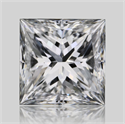 Diamante Natural 0.51 quilates, Princesa , Color D, claridad VVS2 y certificado GIA
